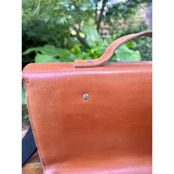 Jack Spade Brown Leather Messenger Bag / Brown Leather Messenger Bag - Picture 3 of 12